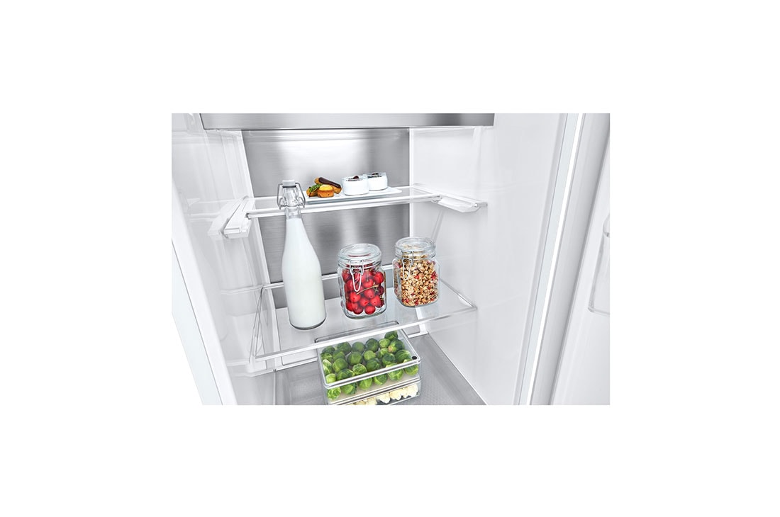 LG 386L Frittstående kjøleskap (Hvid - Energiklasse C, Door Cooling™, LINEARCooling™, FRESHBalancer™, Smart Diagnosis™ , GLT71SWCSX, GLT71SWCSX, thumbnail 7