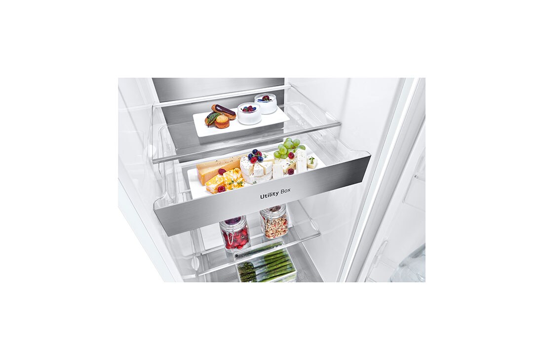 LG 386L Frittstående kjøleskap (Hvid - Energiklasse C, Door Cooling™, LINEARCooling™, FRESHBalancer™, Smart Diagnosis™ , GLT71SWCSX, GLT71SWCSX, thumbnail 8