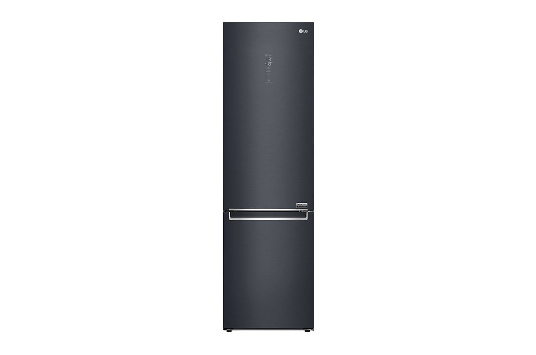 LG 2.03M 384L Kombiskap(Matte Black) - Energiklasse C, Door Cooling™ og Smart Diagnosis™ med Wi-Fi, ELB92MCACP, ELB92MCACP