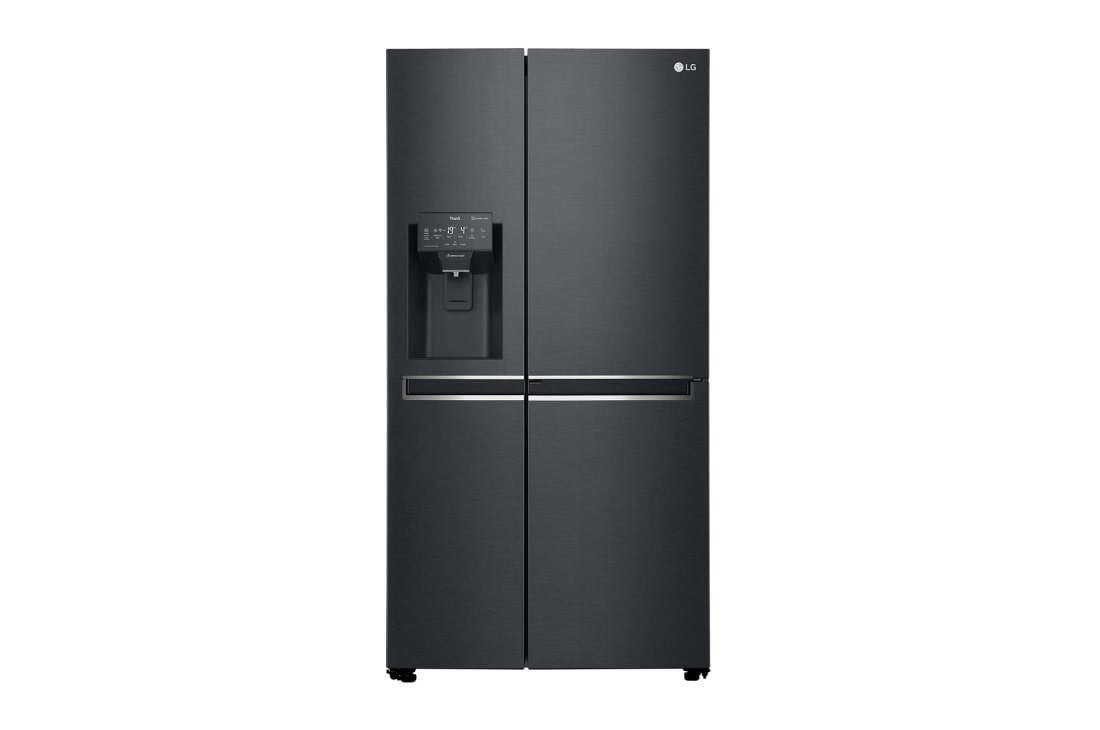 LG 625L Door in Door™ Side by Side (Matte Black) - Energiklasse E, Vann/isdispenser uten vanntilkobling og Smart Diagnosis™ med Wi-Fi, GSJ961MCCZ, GSJ961MCCZ, thumbnail 2