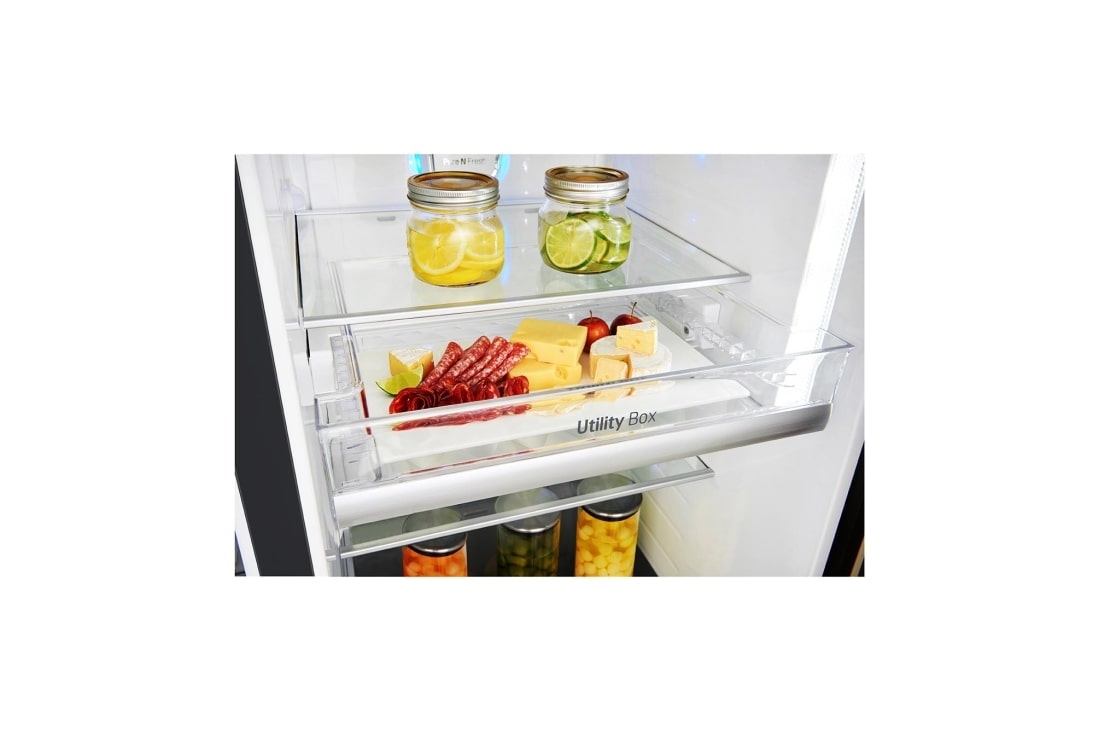 LG 625L Door in Door™ Side by Side (Matte Black) - Energiklasse E, Vann/isdispenser uten vanntilkobling og Smart Diagnosis™ med Wi-Fi, GSJ961MCCZ, GSJ961MCCZ, thumbnail 9