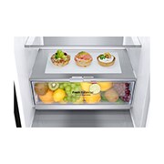 LG 1.86M 341L Kombiskap(Matte Black) - Energiklasse C, Door Cooling™ og Smart Diagnosis™ , ELB81MCVCP, thumbnail 4