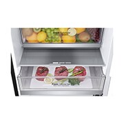 LG 1.86M 341L Kombiskap(Matte Black) - Energiklasse C, Door Cooling™ og Smart Diagnosis™ , ELB81MCVCP, thumbnail 7