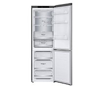 LG 1.86M 341L Kombiskap(Shiny Steel) - Energiklasse C, Door Cooling™ og Smart Diagnosis™, ELB81PZVCP, ELB81PZVCP, thumbnail 3