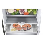 LG 1.86M 341L Kombiskap(Shiny Steel) - Energiklasse C, Door Cooling™ og Smart Diagnosis™, ELB81PZVCP, ELB81PZVCP, thumbnail 7