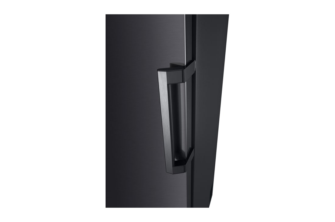 LG 324L Frittstående fryseskap (Matte Black) - Energiklasse E, Total No Frost, Express Freeze, Smart Diagnosis™   , handle, GFT61MCCSZ, thumbnail 4