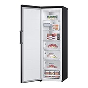LG 324L Frittstående fryseskap (Matte Black) - Energiklasse E, Total No Frost, Express Freeze, Smart Diagnosis™   , rightsideopen-food, GFT61MCCSZ, thumbnail 11