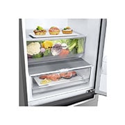 LG 2.03M 384L Kombiskap(Shiny Steel) - Energiklasse D, Door Cooling™ , GBB62PZGGN, GBB62PZGGN, thumbnail 7