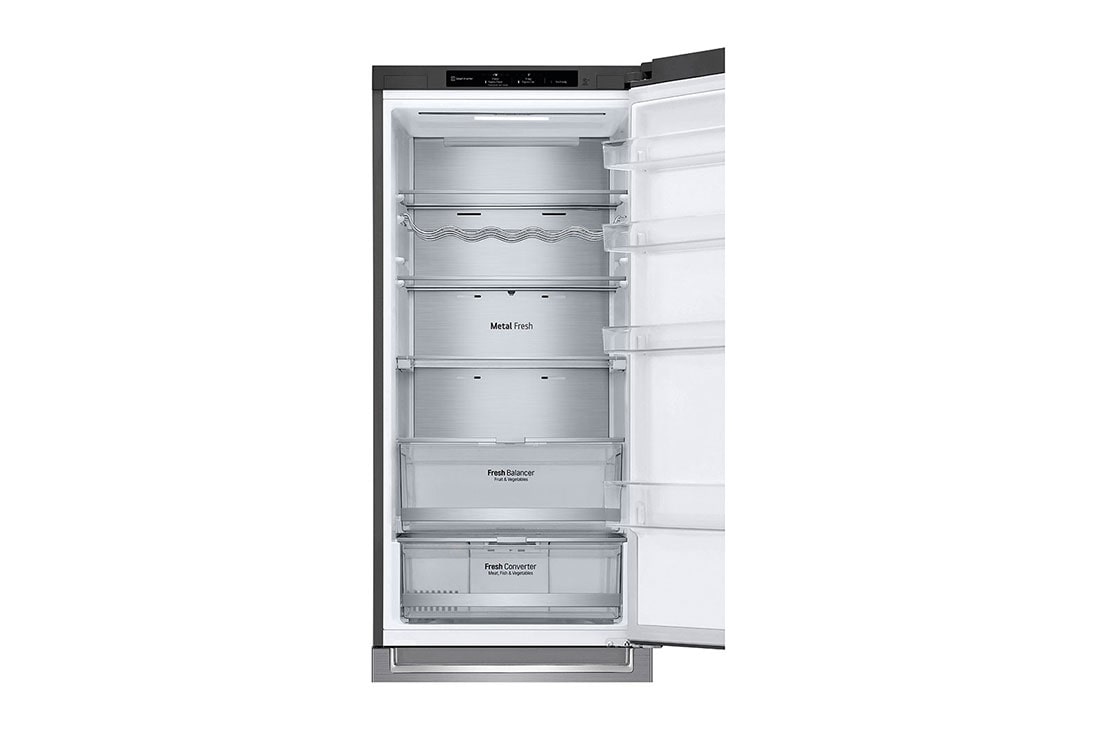 LG 2.03M 384L Kombiskap(Shiny Steel) - Energiklasse D, Door Cooling™ og Smart Diagnosis™, GBB72PZVGN, GBB72PZVGN, thumbnail 10