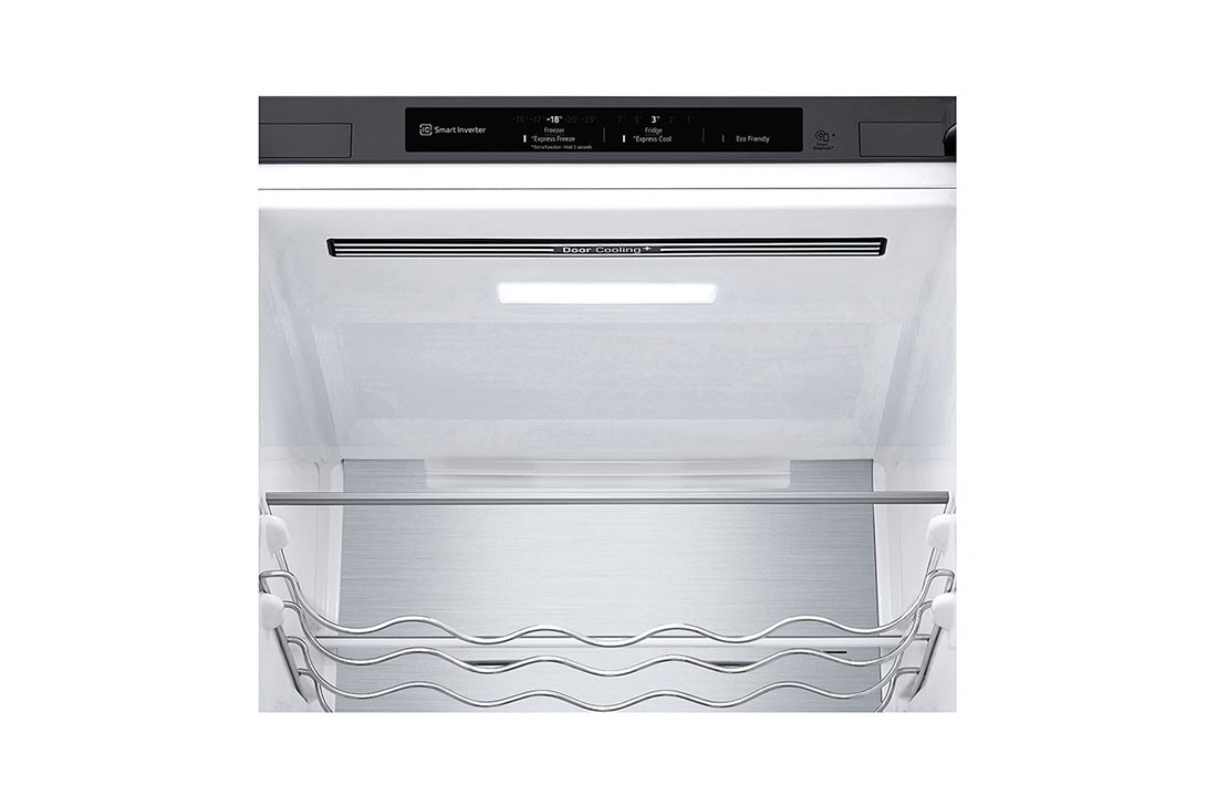 LG 2.03M 384L Kombiskap(Shiny Steel) - Energiklasse D, Door Cooling™ og Smart Diagnosis™, GBB72PZVGN, GBB72PZVGN, thumbnail 3