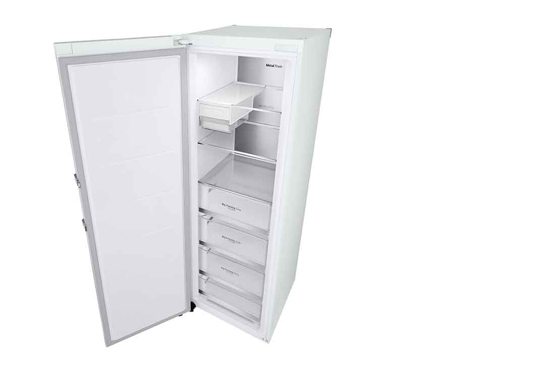 LG 324L Frittstående fryseskap (Hvit) - Energiklasse E, Total No Frost, Express Freeze, Smart Diagnosis™ med Wi-Fi, GFE61SWCSZ, GFE61SWCSZ, thumbnail 11
