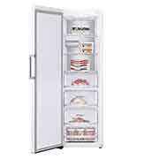 LG 324L Frittstående fryseskap (Hvit) - Energiklasse E, Total No Frost, Express Freeze, Smart Diagnosis™ med Wi-Fi, GFE61SWCSZ, GFE61SWCSZ, thumbnail 3
