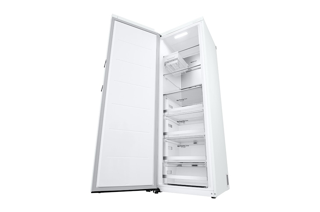 LG 324L Frittstående fryseskap (Hvit) - Energiklasse E, Total No Frost, Express Freeze, Smart Diagnosis™ med Wi-Fi, GFE61SWCSZ, GFE61SWCSZ, thumbnail 9