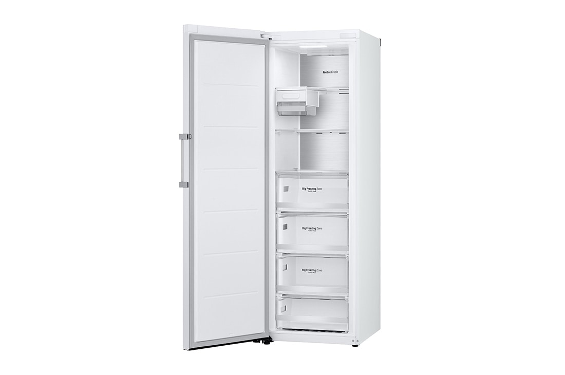 LG 324L Frittstående fryseskap (Hvit) - Energiklasse E, Total No Frost, Express Freeze, Smart Diagnosis™ med Wi-Fi, GFE61SWCSZ, GFE61SWCSZ, thumbnail 12