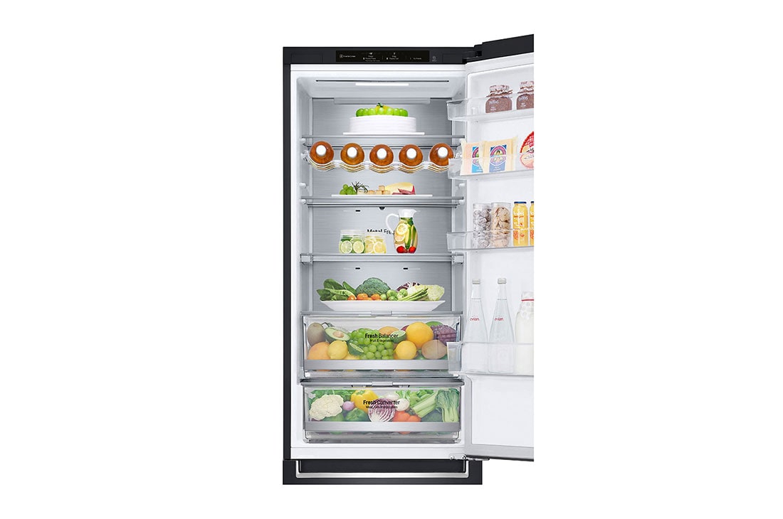 LG 2.03M 384L Kombiskap(Matte Black) - Energiklasse D, Door Cooling™ og Smart Diagnosis™ , GBB72MCVGN, GBB72MCVGN, thumbnail 9