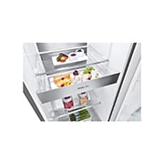 LG 386L Frittstående kjøleskap (Shiny Steel) - Energiklasse E, Door Cooling™, LINEARCooling™, FRESHBalancer™, Smart Diagnosis™ med Wi-Fi, GLE71PZCSZ, GLE71PZCSZ, thumbnail 5