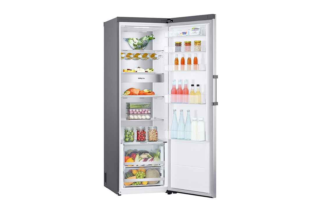 LG 386L Frittstående kjøleskap (Shiny Steel) - Energiklasse E, Door Cooling™, LINEARCooling™, FRESHBalancer™, Smart Diagnosis™ med Wi-Fi, GLE71PZCSZ, GLE71PZCSZ, thumbnail 13