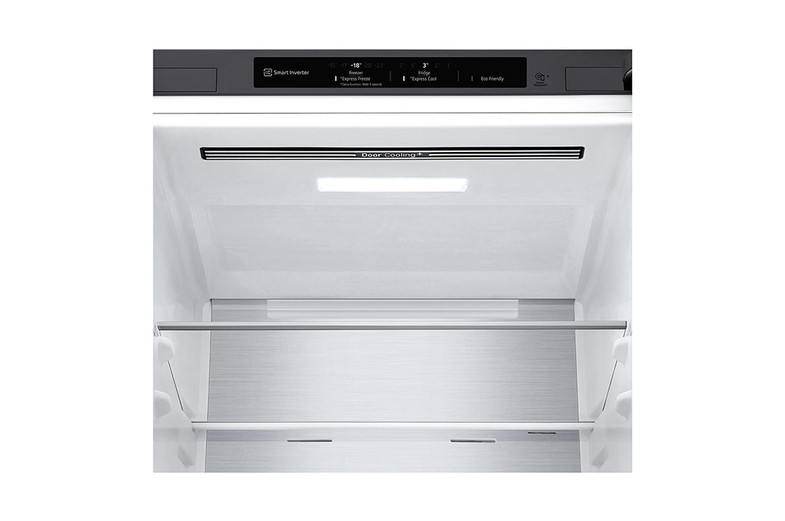 LG 1.86M 341L Kombiskap(Shiny Steel) - Energiklasse D, Door Cooling™ og Smart Diagnosis™, GBB71PZVGN, GBB71PZVGN, thumbnail 8
