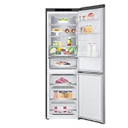 LG 1.86M 341L Kombiskap(Shiny Steel) - Energiklasse D, Door Cooling™ og Smart Diagnosis™, GBB71PZVGN, GBB71PZVGN, thumbnail 2