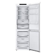 LG 1.86M 341L Kombiskap(Hvit) - Energiklasse D, Door Cooling™ og Smart Diagnosis™, GBB71SWVGN, GBB71SWVGN, thumbnail 3