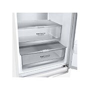 LG 1.86M 341L Kombiskap(Hvit) - Energiklasse D, Door Cooling™ og Smart Diagnosis™, GBB71SWVGN, GBB71SWVGN, thumbnail 4