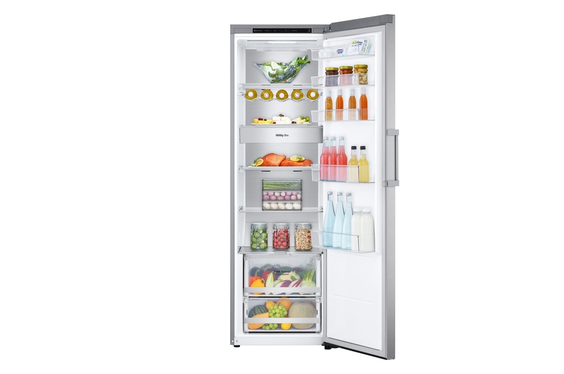 LG 386L Frittstående kjøleskap (Metal Sorbet) - Energiklasse E, Door Cooling™, LINEARCooling™, FRESHBalancer™, Smart Diagnosis™, GLT71MBCSZ, GLT71MBCSZ, thumbnail 2