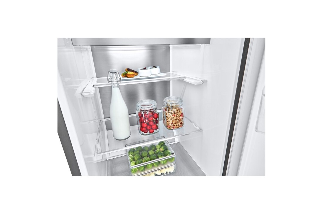 LG 386L Frittstående kjøleskap (Metal Sorbet) - Energiklasse E, Door Cooling™, LINEARCooling™, FRESHBalancer™, Smart Diagnosis™, GLT71MBCSZ, GLT71MBCSZ, thumbnail 4