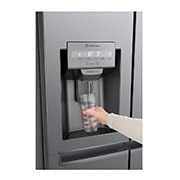 LG 634L Side by Side (Dark Graphite), Is & vann dispenser, Energiklasse E, Vann/isdispenser uten vanntilkobling, Smart Diagnosis™, GSLV31DSXE, GSLV31DSXE, thumbnail 4