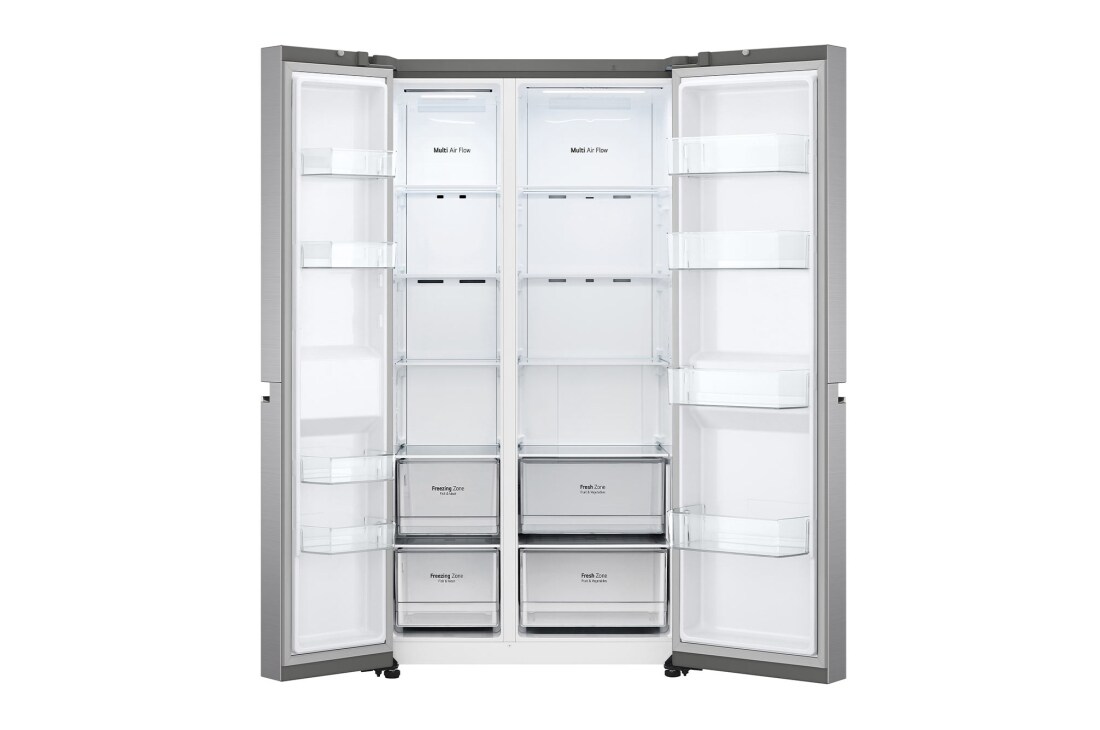 LG 655L Side by Side (Shiny Steel), Energiklasse, F, Smart Diagnosis™, LG GSBV70PZTM, GSBV70PZTM, thumbnail 3