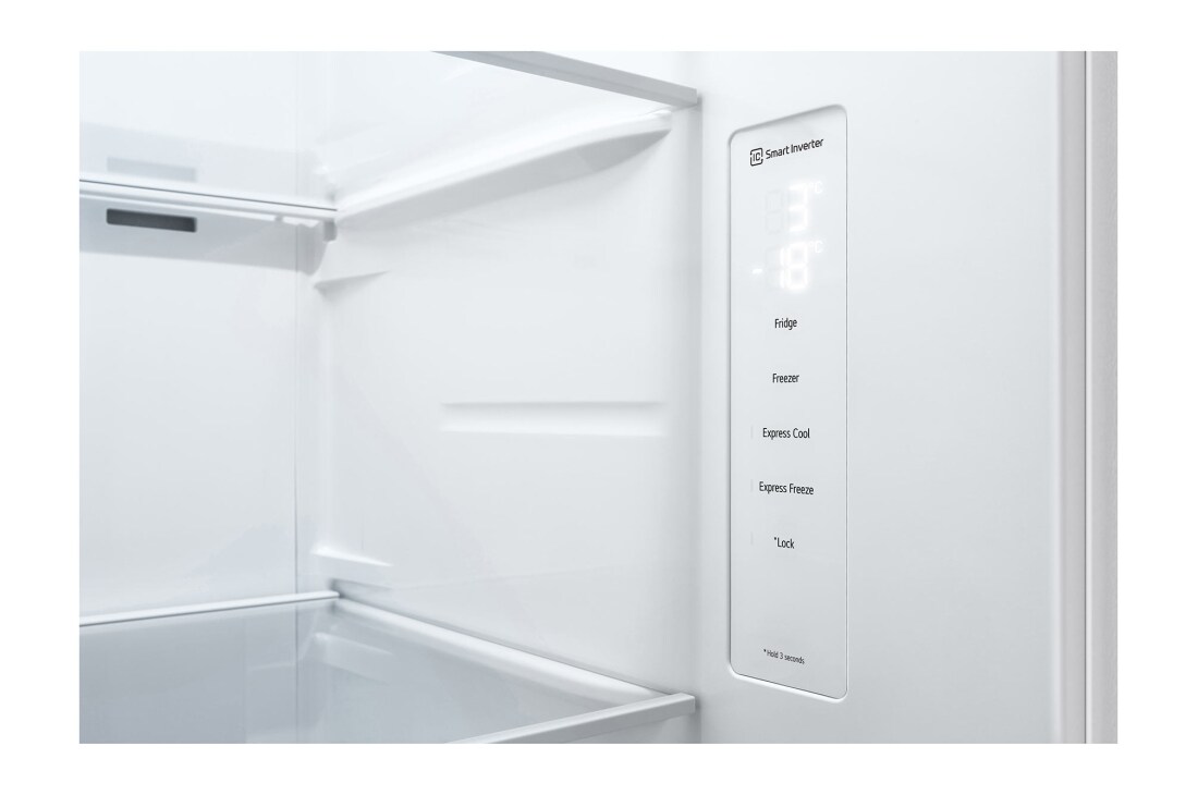 LG 655L Side by Side (Hvit), Energiklasse F, Smart Diagnosis™, LG GSBV70SWTM, GSBV70SWTM, thumbnail 5