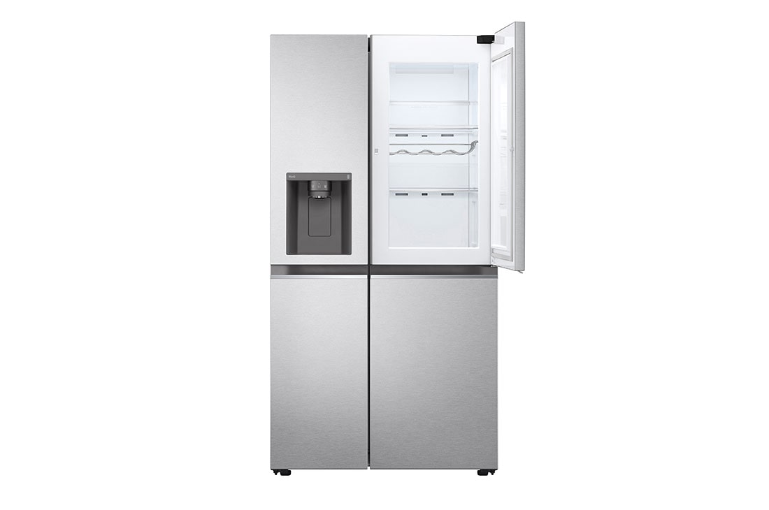 LG 635L Door in Door™ Side by Side (Metal Sorbet), Energiklasse E, Vann/isdispenser med vanntilkobling, Smart Diagnosis™ med Wi-Fi, GSJV70MBLE, GSJV70MBLE, thumbnail 2