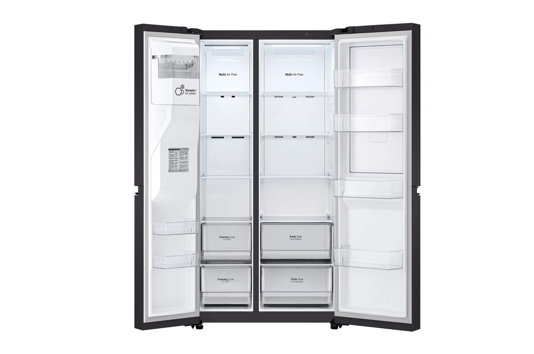 LG 635L Door in Door™ Side by Side (Western Black), Energiklasse E, Vann/isdispenser med vanntilkobling, Smart Diagnosis™ med Wi-Fi, GSJV70WBTE, GSJV70WBTE, thumbnail 11