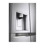LG 635L Door in Door™ Side by Side (Shiny Steel), Energiklasse E, Vann/isdispenser uten vanntilkobling, Smart Diagnosis™ med Wi-Fi, GSJV91PZAE, GSJV91PZAE, thumbnail 5