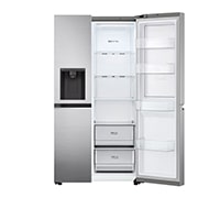 LG 635L Door in Door™ Side by Side (Shiny Steel), Energiklasse F, Vann/isdispenser med vanntilkobling, Smart Diagnosis™ med Wi-Fi, GSJV70PZTF, GSJV70PZTF, thumbnail 10