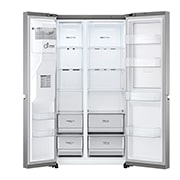 LG 635L Door in Door™ Side by Side (Shiny Steel), Energiklasse F, Vann/isdispenser med vanntilkobling, Smart Diagnosis™ med Wi-Fi, GSJV70PZTF, GSJV70PZTF, thumbnail 11