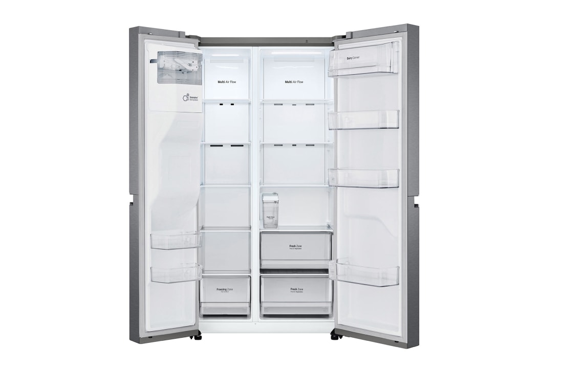 LG 634L Side by Side (Dark Graphite), Is & vann dispenser, Energiklasse F, Vann/isdispenser uten vanntilkobling, Smart Diagnosis™, GSLV31DSXM, GSLV31DSXM, thumbnail 7