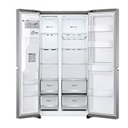 LG 635L Door in Door™ Side by Side (Shiny Steel), Energiklasse E, Vann/isdispenser med vanntilkobling, Smart Diagnosis™ med Wi-Fi, GSJV70PZLE, GSJV70PZLE, thumbnail 11