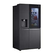 LG 635L InstaView Door in Door™ Side by Side (Matte Black Steel), Energiklasse E, Vann/isdispenser uten vanntilkobling, Smart Diagnosis™ med Wi-Fi, GSXV91MCAE, thumbnail 14