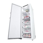 LG 324L Frittstående fryseskap (Hvit) - Energiklasse E, Total No Frost, Express Freeze, Smart Diagnosis™, right side open, GFT61SWCSZ, thumbnail 8