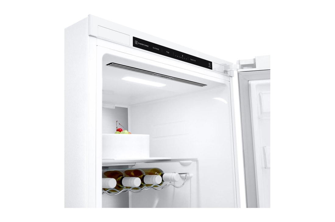 LG 386L Frittstående kjøleskap (Hvit) - Energiklasse E, Door Cooling™, LINEARCooling™, FRESHBalancer™, Smart Diagnosis™, GLT71SWCSZ, GLT71SWCSZ, thumbnail 5