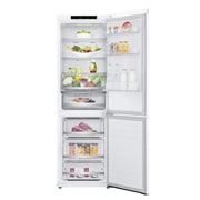LG 1.86M 341L Kombiskap(Hvit) - Energiklasse D, Door Cooling™, GBB71SWEGN, thumbnail 2