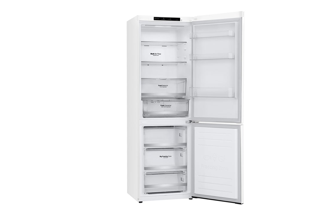 LG 1.86M 341L Kombiskap(Hvit) - Energiklasse D, Door Cooling™, GBB71SWEGN, thumbnail 13