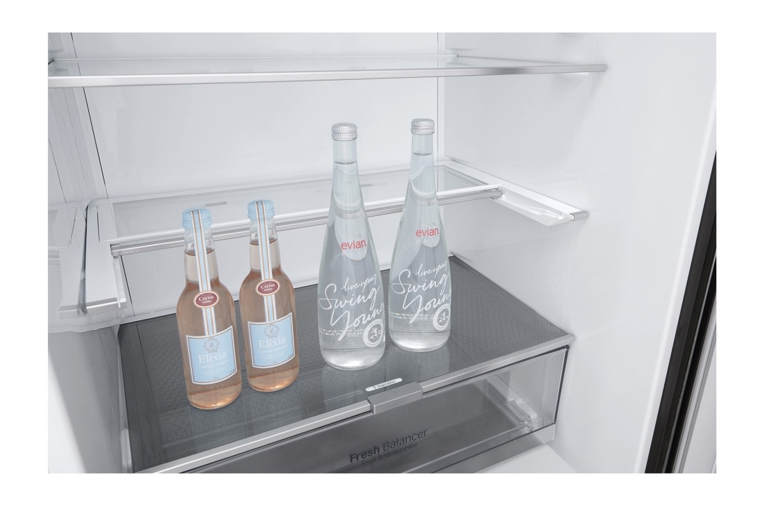 LG 1.86M 341L Kombiskap(Matte Black) - Energiklasse D, Door Cooling™, GBB71MCEGN, GBB71MCEGN, thumbnail 10