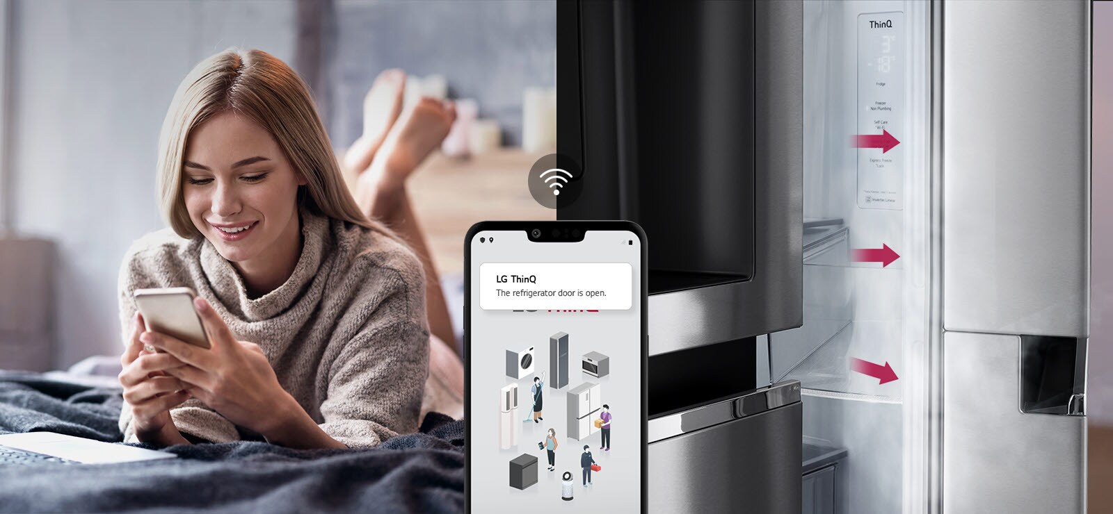 Kobles til LG ThinQ™ -appen