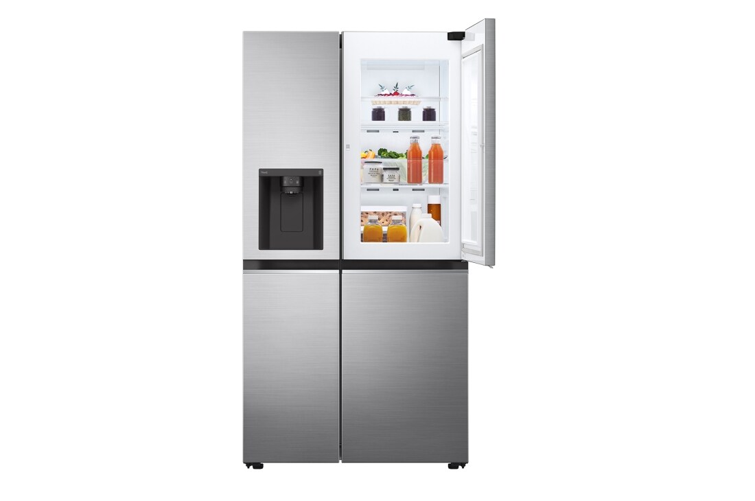 LG 635L Door in Door™ Side by Side (Shiny Steel), Energiklasse E, Vann/isdispenser med vanntilkobling, Smart Diagnosis™ med Wi-Fi, GSJV70PZTE, thumbnail 9