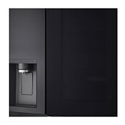 LG 635L InstaView Door in Door™ Side by Side (Matte Black Steel), Energiklasse F, Vann/isdispenser uten vanntilkobling, Smart Diagnosis™ med Wi-Fi, GSXV91MCAF, thumbnail 5
