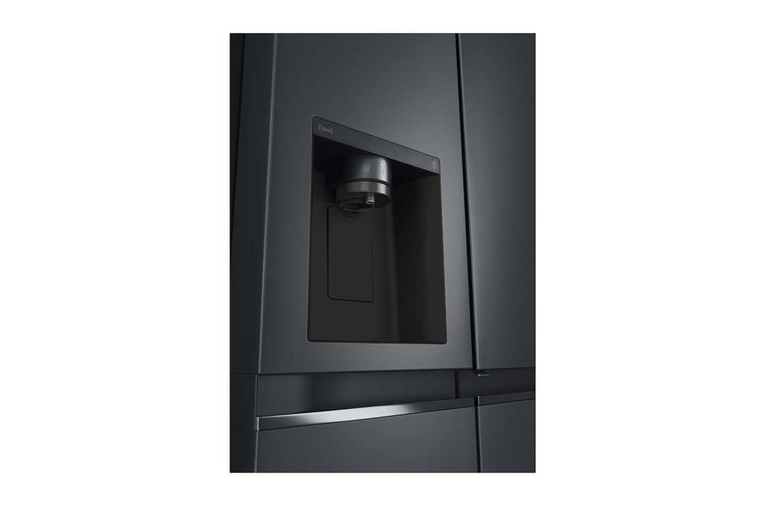LG 635L Door in Door™ Side by Side (Matte Black Steel), Energiklasse E, Vann/isdispenser uten vanntilkobling, Smart Diagnosis™ med Wi-Fi, GSJV71MCTE, GSJV71MCTE, thumbnail 6