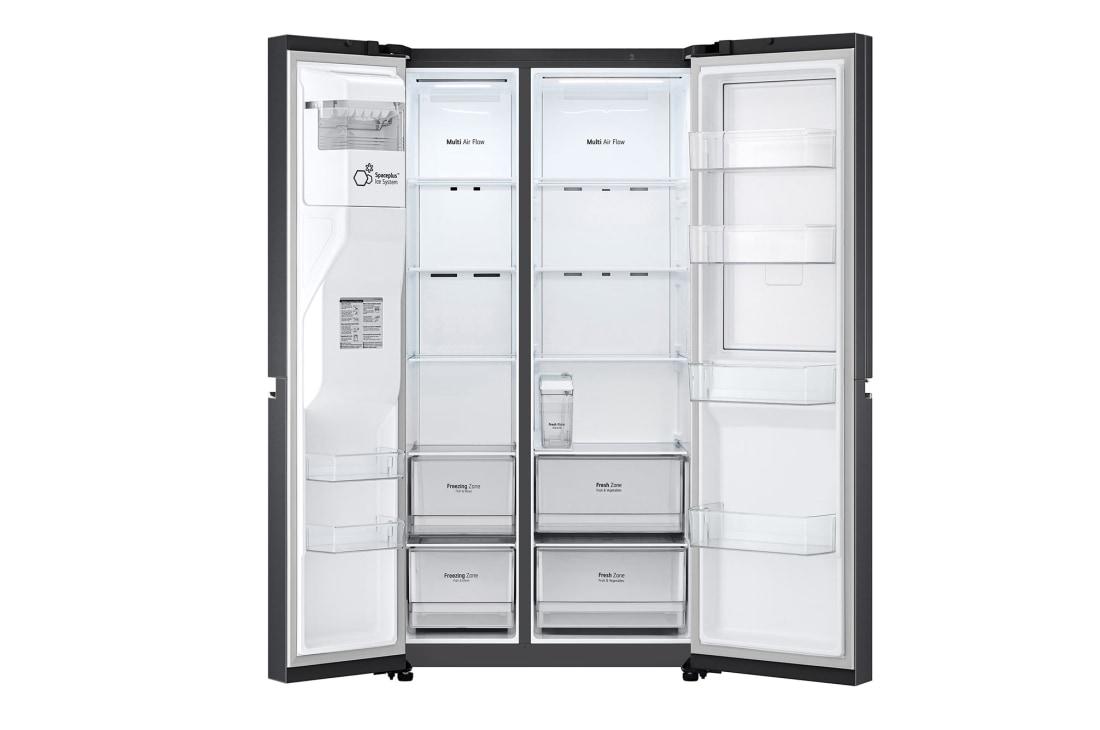 LG 635L Door in Door™ Side by Side (Matte Black Steel), Energiklasse E, Vann/isdispenser uten vanntilkobling, Smart Diagnosis™ med Wi-Fi, GSJV71MCTE, GSJV71MCTE, thumbnail 11