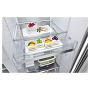 LG 635L InstaView Door in Door™ Side by Side (Shiny Steel), Energiklasse E, Vann/isdispenser uten vanntilkobling, Smart Diagnosis™ med Wi-Fi, GSXV91PZAE, GSXV91PZAE, thumbnail 11