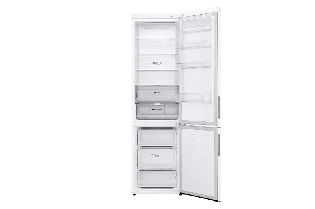 LG 2.03M 384L Kombiskap(Hvit) - Energiklasse C, Door Cooling™ og Smart Diagnosis™ med Wi-Fi, GBP62SWXCC1, thumbnail 3